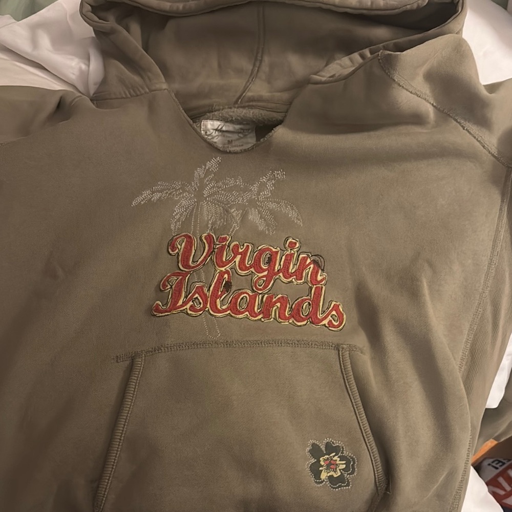 Virgin Islands Olive Hoodie
